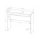 Monarch Specialties Accent Table - 44"L / Grey Cement / Tempered Glass I 3232 - alternate 2